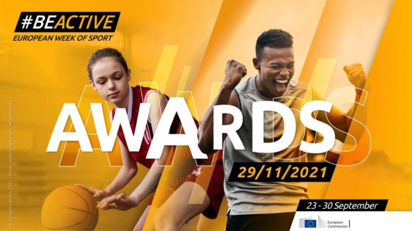 2021 BeActive Awards banner, dated 29/11/2021