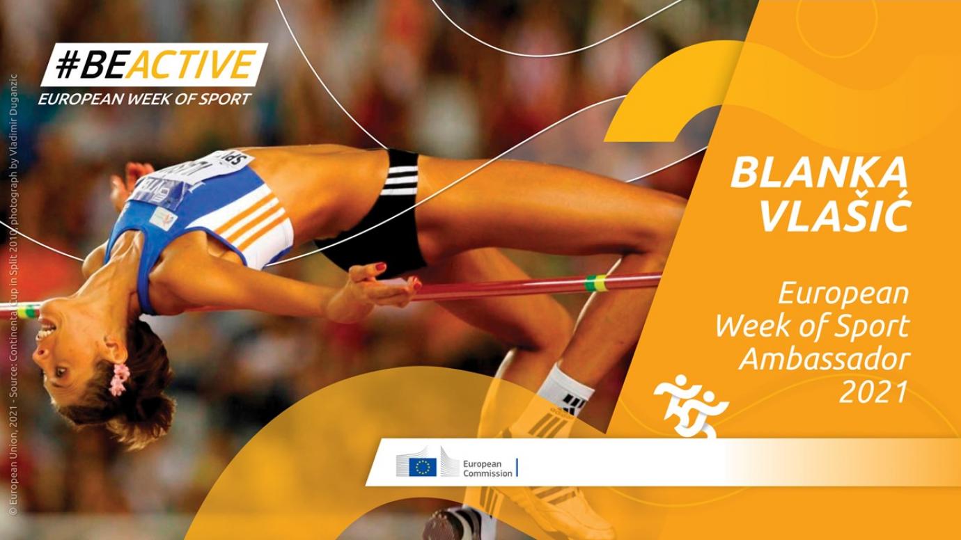 European Week of Sport ambassador 2021 Blanka Vlašić
