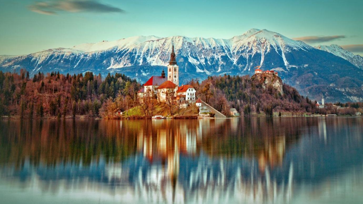View of Lake Bled, Slovenia