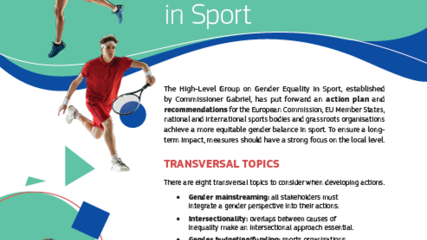 Gender Equality in Sport Factsheet
