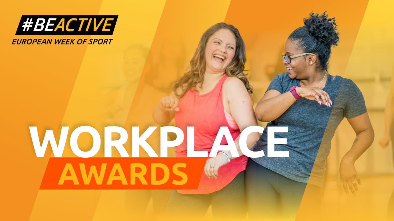 #BeActive 2024 awards workplace banner
