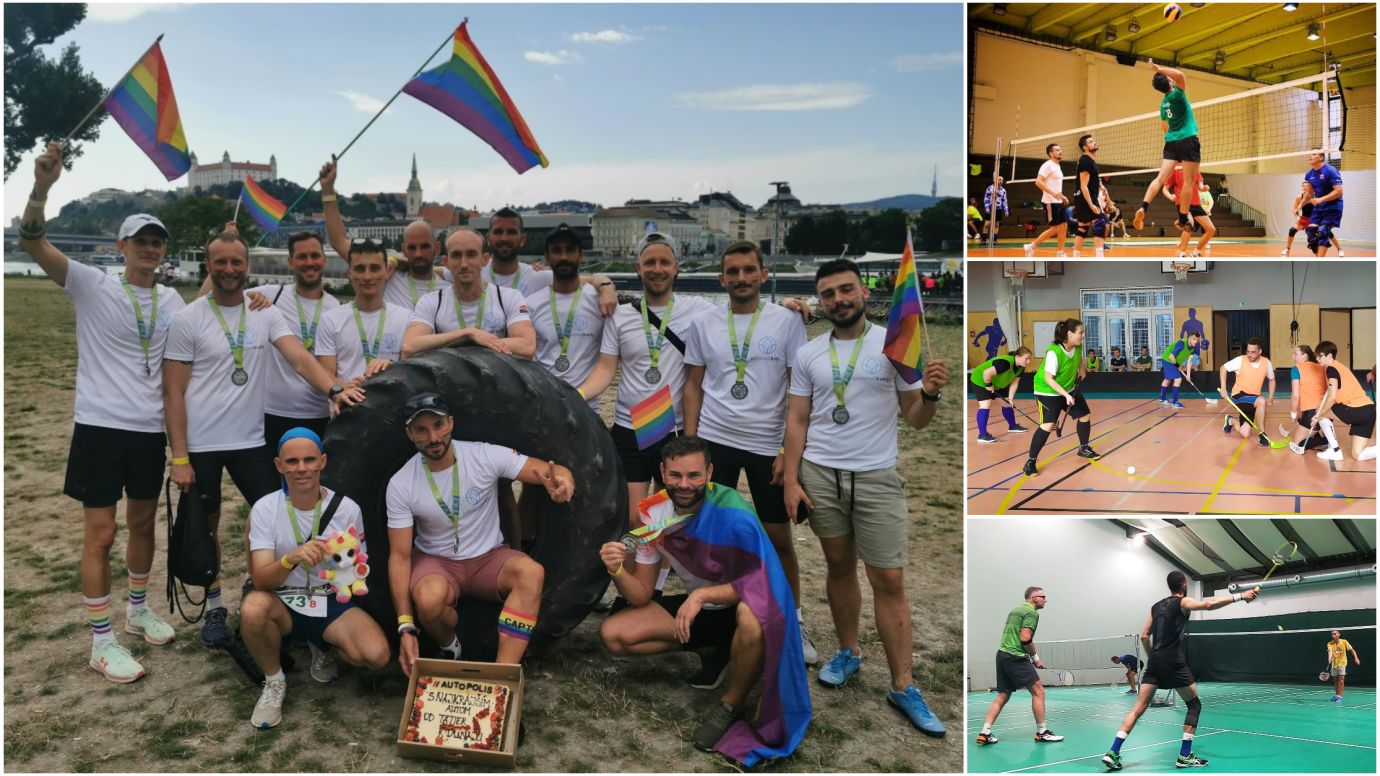 A collage of real photos representing all the sports we currently have in our portfolio and the diversity of all our athletesor members.