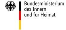 Logo Federal Ministry of the Interior and Community, Germany